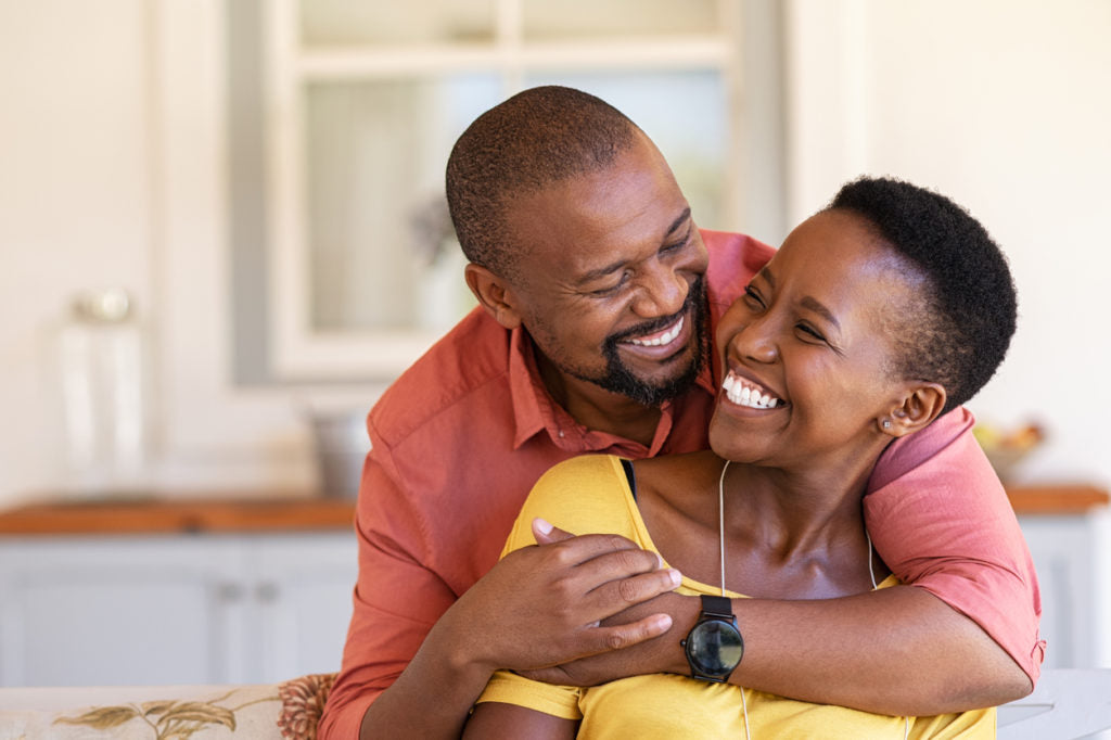 Couple employing flyte therapy to show woman having healthy pelvic floor. Learn how flyte therapy strengthens weakened pelvic floors.
